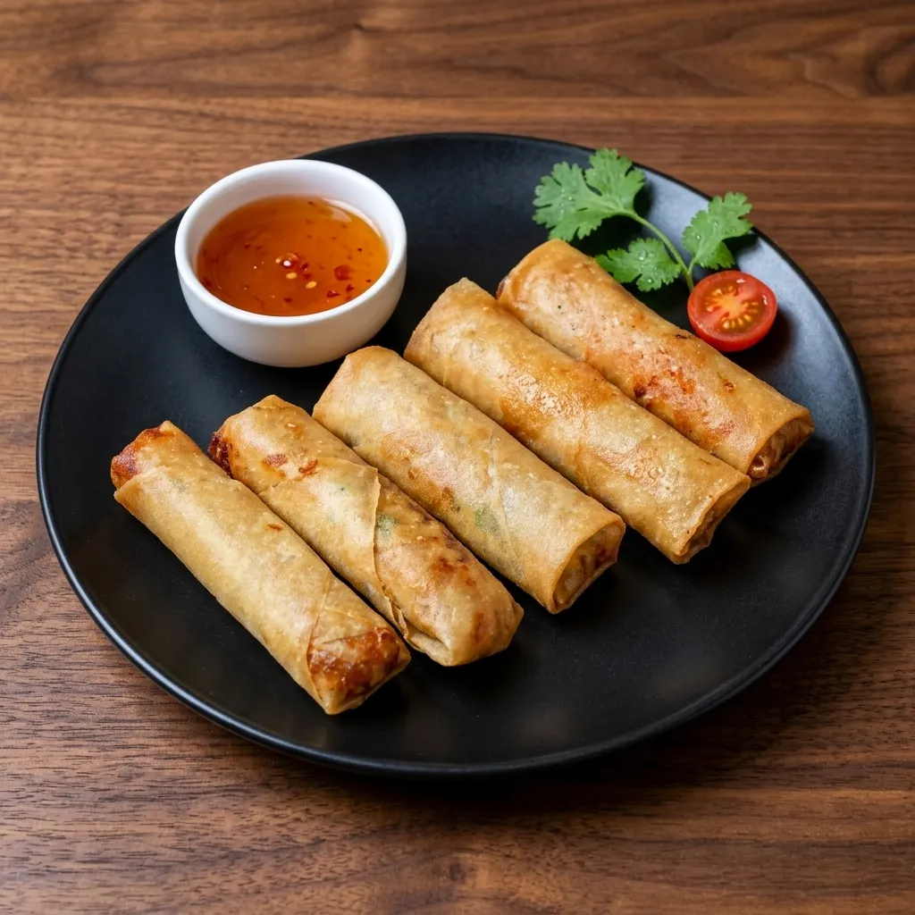 Spring rolls at Golden Hill Chinese Food in NE Calgary, AB